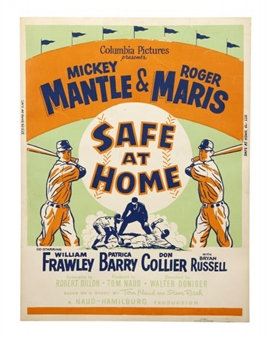 Mickey Mantle and Roger Maris Safe at Home Movie Poster 